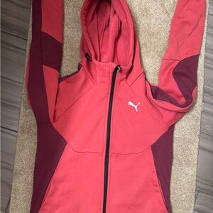Puma Red Fleece Hoodie